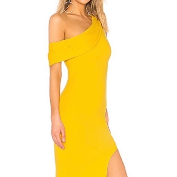 Lovers & Friends off the shoulder high-slit maxi dress NWT Size XS - Picture 12 of 15